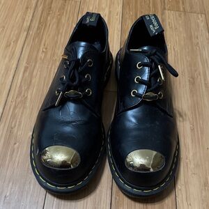 Black and Gold Men's Shoes